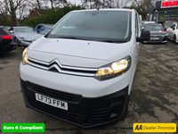 USED 2024 73 CITROEN DISPATCH White 1.5 BlueHDi 1000 Enterprise Edition Van, 22,200 miles, 1 owner, Euro 6 ULEZ, 6-speed, A/C, Bluetooth, rear sensors, FSH, great spec + VAT @ 20%. This 2024 Citroen Dispatch presents an exceptional ownership proposition, having been meticulously maintained by its sole owner with a full service history, most recently serviced at just 5011 miles on 28 January 2025. This Enterprise Edition M panel van, powered by an efficient 1.5 litre BlueHDi diesel engine, meets Euro 6 emission standards and boasts a low mileage of only 22200 miles for its age. It comes with a 3 month warranty and a 12 month MOT for your peace of mind.  The Enterprise Editi