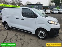 USED 2024 73 CITROEN DISPATCH White 1.5 BlueHDi 1000 Enterprise Edition Van, 22,200 miles, 1 owner, Euro 6 ULEZ, 6-speed, A/C, Bluetooth, rear sensors, FSH, great spec + VAT @ 20%. This 2024 Citroen Dispatch presents an exceptional ownership proposition, having been meticulously maintained by its sole owner with a full service history, most recently serviced at just 5011 miles on 28 January 2025. This Enterprise Edition M panel van, powered by an efficient 1.5 litre BlueHDi diesel engine, meets Euro 6 emission standards and boasts a low mileage of only 22200 miles for its age. It comes with a 3 month warranty and a 12 month MOT for your peace of mind.  The Enterprise Editi