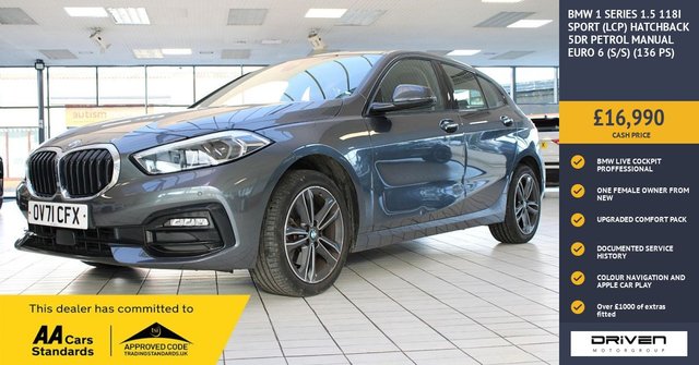 2021 1 SERIES 1.5 118I SPORT LCP HATCHBACK 5DR PETROL MANUAL EURO 6 S S... photo