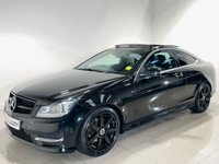 USED 2014 64 MERCEDES-BENZ C-CLASS 2.1 C250 CDI AMG Sport Edition Coupe 2dr Diesel G-Tronic+ Euro 5 (s/s) (204 ps) Panoramic Roof | Privacy Glass | Reversing Camera | Heated Seats | Sat Nav | Gloss Black Alloys | AA