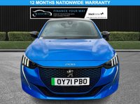 USED 2021 71 PEUGEOT E-208 50kWh GT Hatchback 5dr Electric Auto (136 ps) HERE AT MOTOR SWITCH YOUR NEW MOTOR IS JUST A SWITCH AWAY WITH THIS PEUGEOT E-208 50KWH GT HATCHBACK 5DR ELECTRIC AUTOMATIC, WHICH COMES WITH A FULL 12 MONTHS NATIONWIDE WARRANTY AND ALSO COMES WITH A MOT UNTIL 01st AUGUST 2026, THIS VEHICLE ALSO HAS 2 X SERVICE HISTORY STAMPS AND WILL BE FRESHLY SERVICED BEFORE IT LEAVES US TO BRING IT BACK UP TO DATE, WITH ONLY 2 FORMER KEEPERS, THIS E-208 ALSO HAS LOW MILEAGE, FINANCE AVAILABLE FROM 9.9% APR, DELIVERY AVAILABLE, PART EX WELCOME, FULLY VALETE