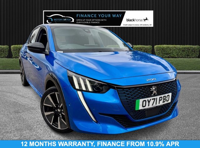 2021 208 50KWH GT HATCHBACK 5DR ELECTRIC AUTO 136 PS HERE AT MOTOR SWITCH... photo