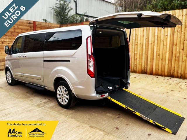 View our Ford Tourneo Custom L2 LWB 6 Seat Wheelchair Accessible Disabled Access Vehicle WAV