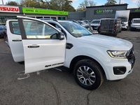 USED 2019 69 FORD RANGER 2.0 EcoBlue Wildtrak Pickup, 1 owner, 7 services, Timing Belt Feb 25, Euro 6 ULEZ, automatic, A/C, heated leather, sat nav, rear camera, + VAT @ 20%. This 2019 Ford Ranger Wildtrak is a robust and capable vehicle, ready for any challenge. Powered by a 2.0L diesel engine and featuring Four Wheel Drive,with a full service history with a cam belt change in jan 25.This Euro 6 compliant model comes equipped with Bi-Xenon headlights for excellent visibility, Traction Control and Electronic Stability Control for enhanced safety, and a leather wrapped steering wheel for a comfortable driving experience. Rear parking sensors are also included to assis