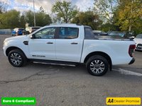 USED 2019 69 FORD RANGER 2.0 EcoBlue Wildtrak Pickup, 1 owner, 7 services, Timing Belt Feb 25, Euro 6 ULEZ, automatic, A/C, heated leather, sat nav, rear camera, + VAT @ 20%. This 2019 Ford Ranger Wildtrak is a robust and capable vehicle, ready for any challenge. Powered by a 2.0L diesel engine and featuring Four Wheel Drive,with a full service history with a cam belt change in jan 25.This Euro 6 compliant model comes equipped with Bi-Xenon headlights for excellent visibility, Traction Control and Electronic Stability Control for enhanced safety, and a leather wrapped steering wheel for a comfortable driving experience. Rear parking sensors are also included to assis