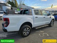 USED 2019 69 FORD RANGER 2.0 EcoBlue Wildtrak Pickup, 1 owner, 7 services, Timing Belt Feb 25, Euro 6 ULEZ, automatic, A/C, heated leather, sat nav, rear camera, + VAT @ 20%. This 2019 Ford Ranger Wildtrak is a robust and capable vehicle, ready for any challenge. Powered by a 2.0L diesel engine and featuring Four Wheel Drive,with a full service history with a cam belt change in jan 25.This Euro 6 compliant model comes equipped with Bi-Xenon headlights for excellent visibility, Traction Control and Electronic Stability Control for enhanced safety, and a leather wrapped steering wheel for a comfortable driving experience. Rear parking sensors are also included to assis
