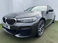 USED 2021 71 BMW 5 SERIES 2.0 530e 12kWh M Sport Saloon 4dr Petrol Plug-in Hybrid Steptronic xDrive Euro 6 (s/s) (292 ps) 