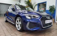 USED 2021 21 AUDI A3 1.4 TFSIe 40 S line Sportback 5dr Petrol Plug-in Hybrid S Tronic Euro 6 (s/s) 13kWh (204 ps) SAT NAV HEATED LEATHER SEATS REAR VIEW CAMERA CRUISE CONTROL PARKING SENSORS 1 OWNER WARRANTY