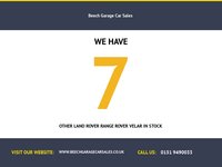 USED 2017 67 LAND ROVER RANGE ROVER VELAR 3.0 SD6 V6 HSE SUV 5dr Diesel Auto 4WD Euro 6 (s/s) (300 ps) 