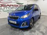 USED 2018 PEUGEOT 108 1.0 Allure Hatchback 5dr Petrol 2 Tronic Euro 6 (72 ps) AC,DAB, Bluetooth, Electric Mirrors