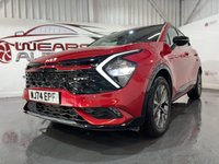 USED 2024 74 KIA SPORTAGE 1.6 h T-GDi GT-Line SUV 5dr Petrol Hybrid Auto Euro 6 (s/s) (207 bhp) 2 keys, reverse cam, digi dash, NAV