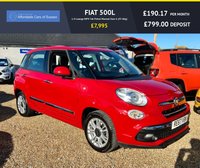 USED 2017 67 FIAT 500L 1.4 Lounge MPV 5dr Petrol Manual Euro 6 (95 bhp) Amazing Low Mileage + Parking Camera + Sat Nav