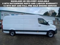 USED 2023 23 MERCEDES-BENZ SPRINTER 2.0 315 CDI L3 LWB RWD 150BHP PROGRESSIVE 72K PARK ASSIST 