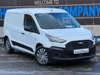 USED 2021 71 FORD TRANSIT CONNECT 1.5 240 ECOBLUE LEADER PANEL VAN 5DR DIESEL MANUAL L2 EURO 6 LWB (S/S) (120 PS) AIRCON NO VAT - 1 DIRECT COMPANY OWNER - FULL SERVICE HISTORY - 2 KEYS - LOW MILEAGE - HPI CHECK ALL CLEAR - ULEZ / LEZ / CAZ COMPLIANT - EURO 6 - LONG WHEEL BASE - METTALIC WHITE PAINTWORK - AIR CON - PLY LINED - SLIDING DOOR - BLUETOOTH / DAB / RADIO - ELECTRIC WINDOWS - OVER HEAD STORAGE -  FINANCE AVAILABLE - ZERO DEPOSIT OFFERS - ALL VANS/CARS WELCOME IN PART-EXCHANGE, ANY AGE, ANY MILEAGE, ANY CONDITION
