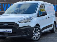 USED 2021 71 FORD TRANSIT CONNECT 1.5 240 ECOBLUE LEADER PANEL VAN 5DR DIESEL MANUAL L2 EURO 6 LWB (S/S) (120 PS) AIRCON NO VAT - 1 DIRECT COMPANY OWNER - FULL SERVICE HISTORY - 2 KEYS - LOW MILEAGE - HPI CHECK ALL CLEAR - ULEZ / LEZ / CAZ COMPLIANT - EURO 6 - LONG WHEEL BASE - METTALIC WHITE PAINTWORK - AIR CON - PLY LINED - SLIDING DOOR - BLUETOOTH / DAB / RADIO - ELECTRIC WINDOWS - OVER HEAD STORAGE -  FINANCE AVAILABLE - ZERO DEPOSIT OFFERS - ALL VANS/CARS WELCOME IN PART-EXCHANGE, ANY AGE, ANY MILEAGE, ANY CONDITION