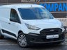 USED 2021 71 FORD TRANSIT CONNECT 1.5 240 ECOBLUE LEADER PANEL VAN 5DR DIESEL MANUAL L2 EURO 6 LWB (S/S) (120 PS) AIRCON NO VAT - 1 DIRECT COMPANY OWNER - FULL SERVICE HISTORY - 2 KEYS - LOW MILEAGE - HPI CHECK ALL CLEAR - ULEZ / LEZ / CAZ COMPLIANT - EURO 6 - LONG WHEEL BASE - METTALIC WHITE PAINTWORK - AIR CON - PLY LINED - SLIDING DOOR - BLUETOOTH / DAB / RADIO - ELECTRIC WINDOWS - OVER HEAD STORAGE -  FINANCE AVAILABLE - ZERO DEPOSIT OFFERS - ALL VANS/CARS WELCOME IN PART-EXCHANGE, ANY AGE, ANY MILEAGE, ANY CONDITION