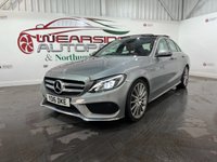 USED 2016 16 MERCEDES-BENZ C-CLASS 2.1 C220d AMG Line (Premium) Saloon 4dr Diesel 7G-Tronic+ Euro 6 (s/s) (170 ps) 2 keys, reverse cam, pan roof, NAV