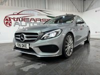 USED 2016 16 MERCEDES-BENZ C-CLASS 2.1 C220d AMG Line (Premium) Saloon 4dr Diesel 7G-Tronic+ Euro 6 (s/s) (170 ps) 2 keys, reverse cam, pan roof, NAV
