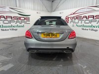 USED 2016 16 MERCEDES-BENZ C-CLASS 2.1 C220d AMG Line (Premium) Saloon 4dr Diesel 7G-Tronic+ Euro 6 (s/s) (170 ps) 2 keys, reverse cam, pan roof, NAV