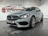 USED 2016 16 MERCEDES-BENZ C-CLASS 2.1 C220d AMG Line (Premium) Saloon 4dr Diesel 7G-Tronic+ Euro 6 (s/s) (170 ps) 2 keys, reverse cam, pan roof, NAV