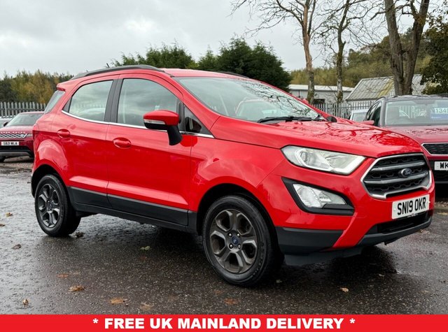 2019 ECOSPORT 1.0T ECOBOOST GPF ZETEC SUV 5DR PETROL MANUAL 125 BHP 2019 45,363... photo