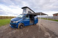 USED 2016 66 VOLKSWAGEN TRANSPORTER 2.0 DIESEL T30 SWB 150BHP 4 BERTH 5 TRAVEL SEATS LUXURY CAMPERVAN POP TOP ROOF