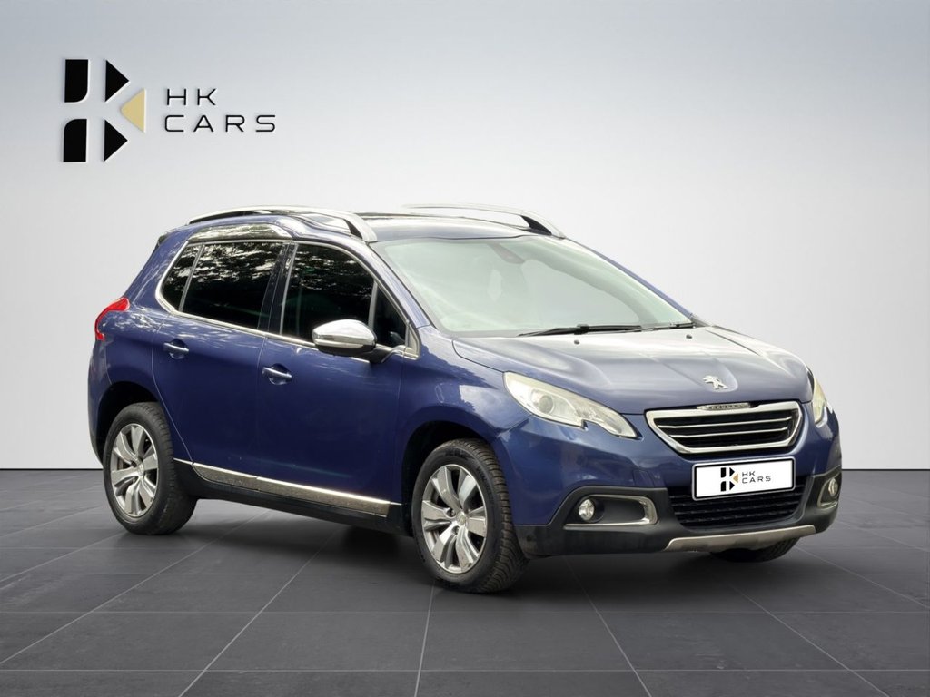 Blue 2014 Peugeot 2008 Estate Front-wheel drive Automatic