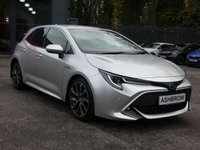 USED 2019 69 TOYOTA COROLLA 2.0 VVT-h Excel 5d Petrol Hybrid CVT 184 S/S FULL TOYOTA HISTORY, SAT NAV, APPLE CARPLAY / ANDROID AUTO, REVERSING CAMERA, FRONT & REAR PARKING SENSORS, HEATED SEATS, &frac12; LEATHER, PRIVACY GLASS, 18 INCH ALLOYS, DIGITAL DASH, DAB, BLUETOOTH, VOICE CONTROL, AUTO LIGHTS & WIPERS, LEATHER TIPTRONIC MFSW, SPORT SEATS, PARTIALLY ELECTRIC DRIVER&rsquo;S SEAT, KEYLESS ENTRY & START, POWER FOLD MIRRORS, AUTO HOLD, ADAPTIVE CRUISE CONTROL, LANE TRACING ASSIST, CLIMATE CONTROL, DRIVE MODES, EV MODE, TRIP COMPUTER, ISO FIX, FOLDING REAR SEATS