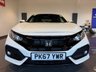 USED 2017 67 HONDA CIVIC 1.0 VTEC Turbo SR Hatchback 5dr Petrol CVT Euro 6 (s/s) (129 ps) LOW MILEAGE