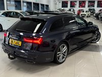 USED 2017 17 AUDI A6 AVANT 3.0 BiTDI V6 Black Edition Estate 5dr Diesel Tiptronic quattro Euro 6 (s/s) (320 ps) FULL AUDI HISTORY 6 SERVICES + TECHNOLOGY PACK + ELECTRIC TOWBAR