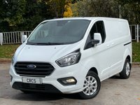 USED 2020 20 FORD TRANSIT CUSTOM 2.0 300 EcoBlue Limited Panel Van 5dr Diesel Manual L1 H1 Euro 6 (s/s) (130 ps) 1 OWNER FROM BRAND NEW !!