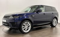 USED 2018 68 LAND ROVER RANGE ROVER SPORT 3.0 SD V6 HSE SUV 5dr Diesel Auto 4WD Euro 6 (s/s) (306 ps) Striking Loire Metallic Blue, Full cream leather, Panoramic Glass roof,