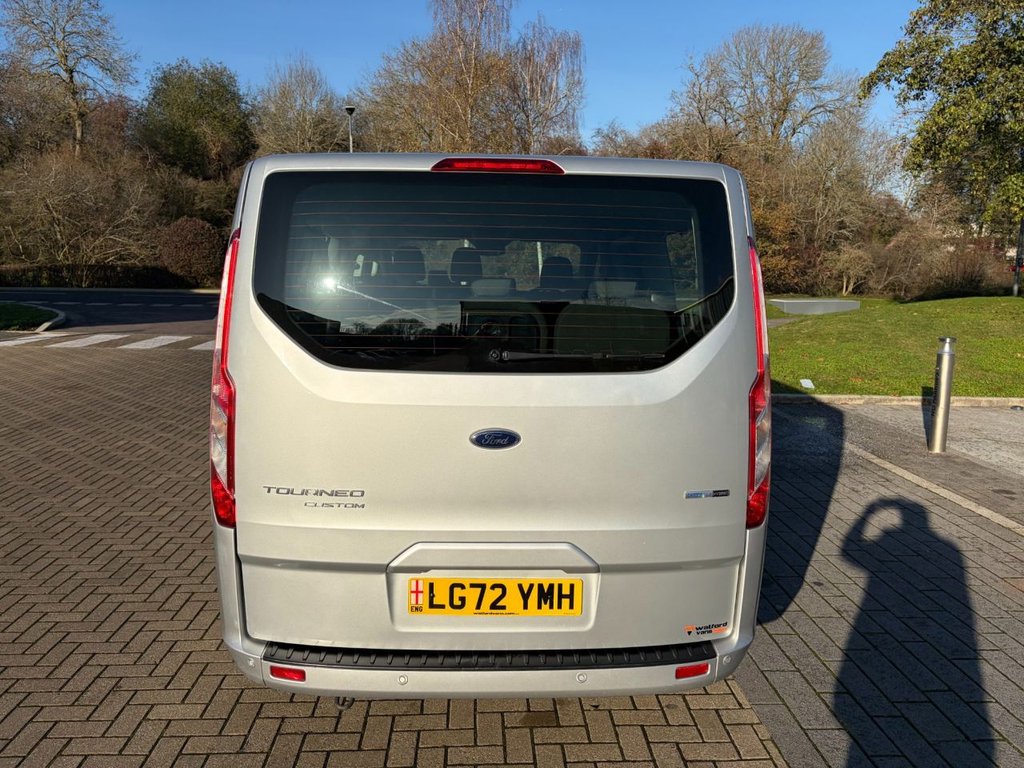 USED 2022 72 FORD TOURNEO CUSTOM 320 MHEV TITANIUM 2.0EcoBlue EU6 L2 S/S D/CAB 9 SEATS MINIBUS *A/C*SENSORS*HEAT PACK*E/PACK*2 SEATS CONFIGURATION* 9 SEATS-L2H1-EU6-TOP SPEC