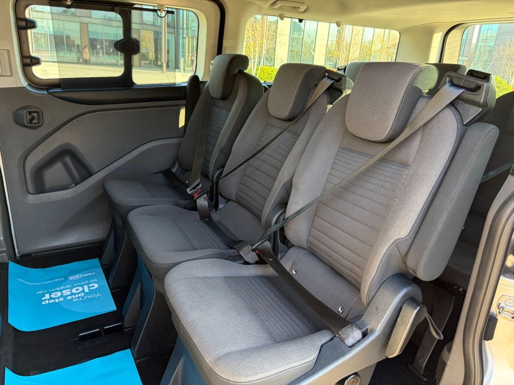 USED 2022 72 FORD TOURNEO CUSTOM 320 MHEV TITANIUM 2.0EcoBlue EU6 L2 S/S D/CAB 9 SEATS MINIBUS *A/C*SENSORS*HEAT PACK*E/PACK*2 SEATS CONFIGURATION* 9 SEATS-L2H1-EU6-TOP SPEC