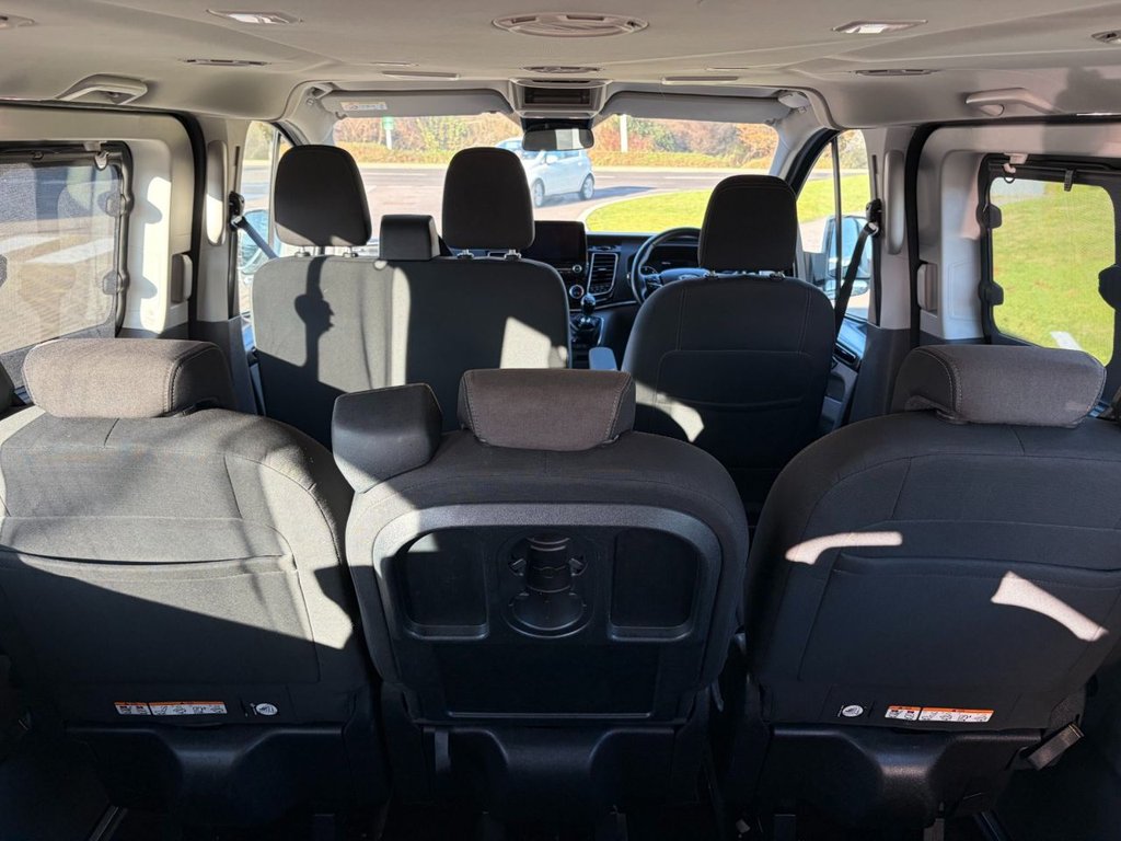 USED 2022 72 FORD TOURNEO CUSTOM 320 MHEV TITANIUM 2.0EcoBlue EU6 L2 S/S D/CAB 9 SEATS MINIBUS *A/C*SENSORS*HEAT PACK*E/PACK*2 SEATS CONFIGURATION* 9 SEATS-L2H1-EU6-TOP SPEC