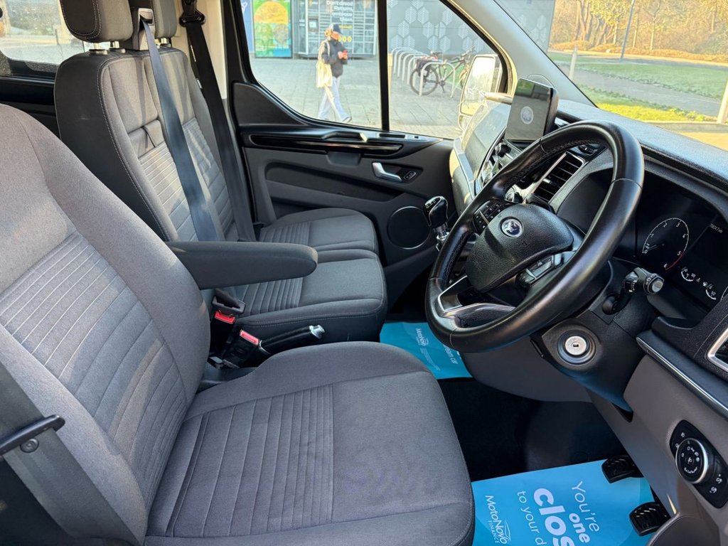 USED 2022 72 FORD TOURNEO CUSTOM 320 MHEV TITANIUM 2.0EcoBlue EU6 L2 S/S D/CAB 9 SEATS MINIBUS *A/C*SENSORS*HEAT PACK*E/PACK*2 SEATS CONFIGURATION* 9 SEATS-L2H1-EU6-TOP SPEC