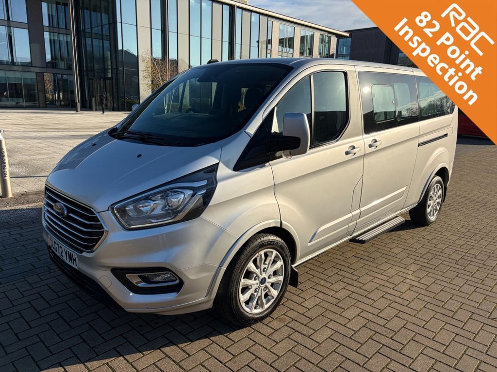 USED 2022 72 FORD TOURNEO CUSTOM 320 MHEV TITANIUM 2.0EcoBlue EU6 L2 S/S D/CAB 9 SEATS MINIBUS *A/C*SENSORS*HEAT PACK*E/PACK*2 SEATS CONFIGURATION* 9 SEATS-L2H1-EU6-TOP SPEC