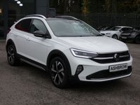 USED 2022 22 VOLKSWAGEN TAIGO 1.0 TSI Style 5d 110 S/S ART VELOURS LEATHER ALCANTARA INTERIOR, BLACK ROOF & MIRROR PACK, SAT NAV, VIRTUAL COCKPIT, APPLE CARPLAY / ANDROID AUTO, FRONT REAR & SIDE PARKING SENSORS WITH DISPLAY, PARK ASSIST, LED LIGHTS, DAYTIME RUNNING LIGHTS, AUTOMATIC HEADLIGHTS, ADAPTIVE CRUISE CONTROL & SPEED LIMITER, LANE ASSIST, SIDE ASSIST, ELECTRIC FOLDING MIRRORS, DAB RADIO, BLUETOOTH, WIRELESS PHONE CHARGER, 17 INCH ALLOYS, LEATHER FLAT BOTTOM MFSW, CLIMATE CONTROL, FRONT ARM REST, 4X USB C, ISO FIX, SERVICE HISTORY