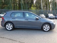 USED 2021 71 VOLKSWAGEN GOLF 1.5 TSI Life 5d 130 S/S SAT NAV, APP-CONNECT FOR WIRELESS APPLE CARPLAY / ANDROID AUTO, ACTIVE INFO DISPLAY VIRTUAL COCKPIT, WIRELESS PHONE CHARGER, DAB RADIO, BLUETOOTH, LANE ASSIST, FRONT ASSIST, ADAPTIVE CRUISE CONTROL & SPEED LIMITER, FRONT & REAR PARKING SENSORS WITH DISPLAY, LEATHER FLAT BOTTOM MULTIFUNCTION STEERING WHEEL, KEYLESS START, RAIN & LIGHT SENSORS, AUTO HOLD, 4x USB PORTS, CLIMATE CONTROL, ILLUMINATING VANITY MIRRORS, DIGITAL SPEEDO, MANAUL 6 SPEED, 1 OWNER , SERVICE HISTORY