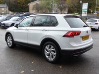 USED 2021 21 VOLKSWAGEN TIGUAN 1.5 TSI Life 5d 150 S/S 1 OWNER, FULL SERVICE HISTORY, SAT NAV, WIRELESS APP CONNECT FOR APPLE CARPLAY / ANDROID AUTO, LANE ASSIST, ADAPTIVE CRUISE CONTROL & SPEED LIMITER, DAB RADIO, BLUETOOTH, FRONT & REAR PARKING SENSORS, AUTO LIGHTS & WIPERS, AUTO HOLD, ELECTRIC HEATED DOOR MIRRORS, 18 INCH ALLOYS, BLACK ROOF RAILS, LEATHER FLAT BOTTOM MULTIFUNCTION STEERING WHEEL, 3  ZONE CLIMATE CONTROL A/C, ILLUMINATING VANITY MIRRORS, CLOTH INTERIOR, FRONT & REAR ARM RESTS, MANUAL 6 SPEED GEARBOX, START STOP TECHNOLOGY