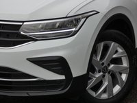 USED 2021 21 VOLKSWAGEN TIGUAN 1.5 TSI Life 5d 150 S/S 1 OWNER, FULL SERVICE HISTORY, SAT NAV, WIRELESS APP CONNECT FOR APPLE CARPLAY / ANDROID AUTO, LANE ASSIST, ADAPTIVE CRUISE CONTROL & SPEED LIMITER, DAB RADIO, BLUETOOTH, FRONT & REAR PARKING SENSORS, AUTO LIGHTS & WIPERS, AUTO HOLD, ELECTRIC HEATED DOOR MIRRORS, 18 INCH ALLOYS, BLACK ROOF RAILS, LEATHER FLAT BOTTOM MULTIFUNCTION STEERING WHEEL, 3  ZONE CLIMATE CONTROL A/C, ILLUMINATING VANITY MIRRORS, CLOTH INTERIOR, FRONT & REAR ARM RESTS, MANUAL 6 SPEED GEARBOX, START STOP TECHNOLOGY