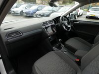 USED 2021 21 VOLKSWAGEN TIGUAN 1.5 TSI Life 5d 150 S/S 1 OWNER, FULL SERVICE HISTORY, SAT NAV, WIRELESS APP CONNECT FOR APPLE CARPLAY / ANDROID AUTO, LANE ASSIST, ADAPTIVE CRUISE CONTROL & SPEED LIMITER, DAB RADIO, BLUETOOTH, FRONT & REAR PARKING SENSORS, AUTO LIGHTS & WIPERS, AUTO HOLD, ELECTRIC HEATED DOOR MIRRORS, 18 INCH ALLOYS, BLACK ROOF RAILS, LEATHER FLAT BOTTOM MULTIFUNCTION STEERING WHEEL, 3  ZONE CLIMATE CONTROL A/C, ILLUMINATING VANITY MIRRORS, CLOTH INTERIOR, FRONT & REAR ARM RESTS, MANUAL 6 SPEED GEARBOX, START STOP TECHNOLOGY