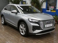 USED 2024 24 AUDI Q4 E-TRON 45 S line SUV 5dr Electric Auto 82kWh (286 ps) SAT NAV HEATED LEATHER SEATS REAR VIEW CAMERA CRUISE CONTROL PARKING SENSORS 1 OWNER AUDI WARRANTY TILL MARCH 2027