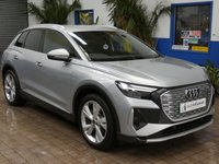 USED 2024 24 AUDI Q4 E-TRON 45 S line SUV 5dr Electric Auto 82kWh (286 ps) SAT NAV HEATED LEATHER SEATS REAR VIEW CAMERA CRUISE CONTROL PARKING SENSORS 1 OWNER AUDI WARRANTY TILL MARCH 2027