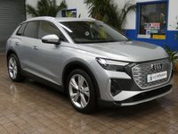 USED 2024 24 AUDI Q4 E-TRON 45 S line SUV 5dr Electric Auto 82kWh (286 ps) SAT NAV HEATED LEATHER SEATS REAR VIEW CAMERA CRUISE CONTROL PARKING SENSORS 1 OWNER AUDI WARRANTY TILL MARCH 2027