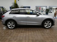 USED 2024 24 AUDI Q4 E-TRON 45 S line SUV 5dr Electric Auto 82kWh (286 ps) SAT NAV HEATED LEATHER SEATS REAR VIEW CAMERA CRUISE CONTROL PARKING SENSORS 1 OWNER AUDI WARRANTY TILL MARCH 2027
