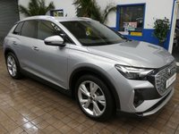 USED 2024 24 AUDI Q4 E-TRON 45 S line SUV 5dr Electric Auto 82kWh (286 ps) SAT NAV HEATED LEATHER SEATS REAR VIEW CAMERA CRUISE CONTROL PARKING SENSORS 1 OWNER AUDI WARRANTY TILL MARCH 2027