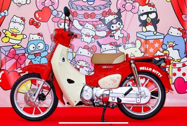 2025 Honda Super Cub 110 Hello Kitty's 50th Anniversary Edition