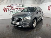 USED 2018 68 AUDI Q5 2.0 TDI 40 S line SUV 5dr Diesel S Tronic quattro Euro 6 (s/s) (190 ps) FSH, reverse cam, digi dash, NAV