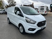 USED 2022 71 FORD TRANSIT CUSTOM 2.0 300 EcoBlue Limited Panel Van 5dr Diesel Manual L1 H1 Euro 6 (s/s) (130 ps) 